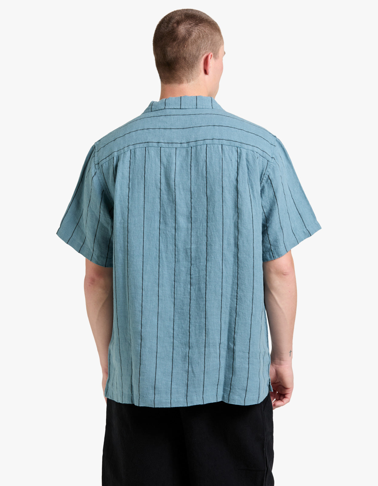 Linen Stripe Shirt - Blue Multi