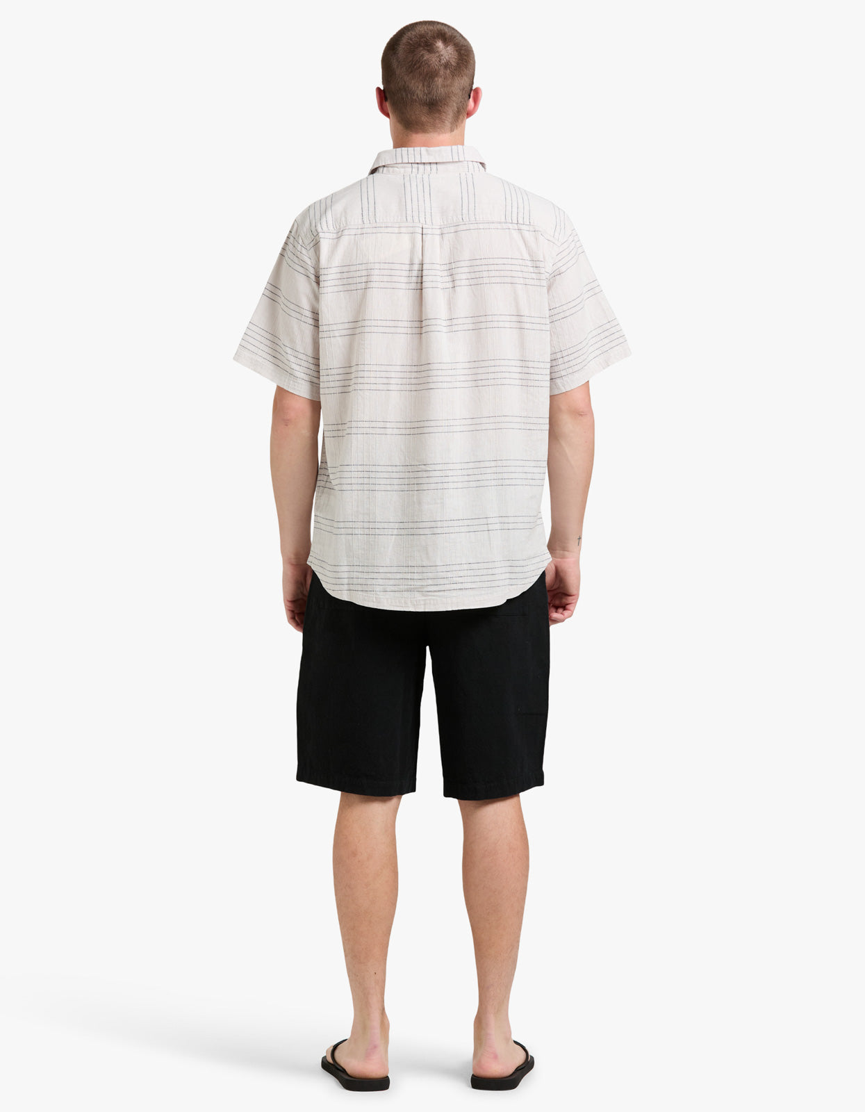 Hemp Shirt - White Multi