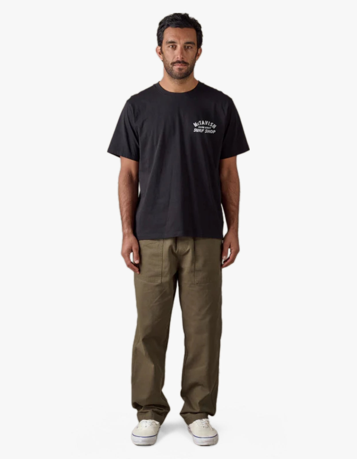 Surf Shop Cafe Tee - Black