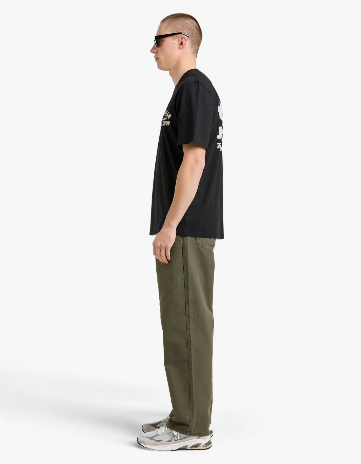 Surf Shop Cafe Tee - Black