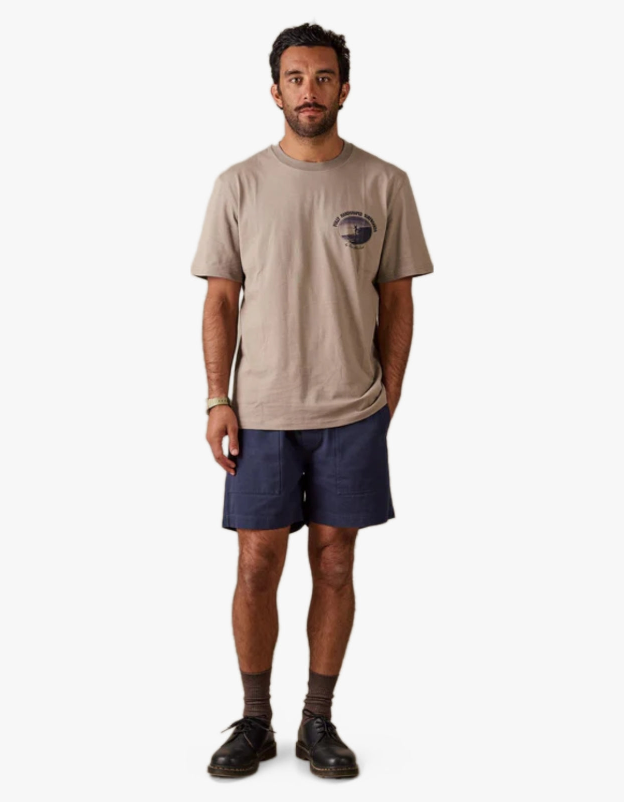 Fully Hand Shaped Tee - Grey
