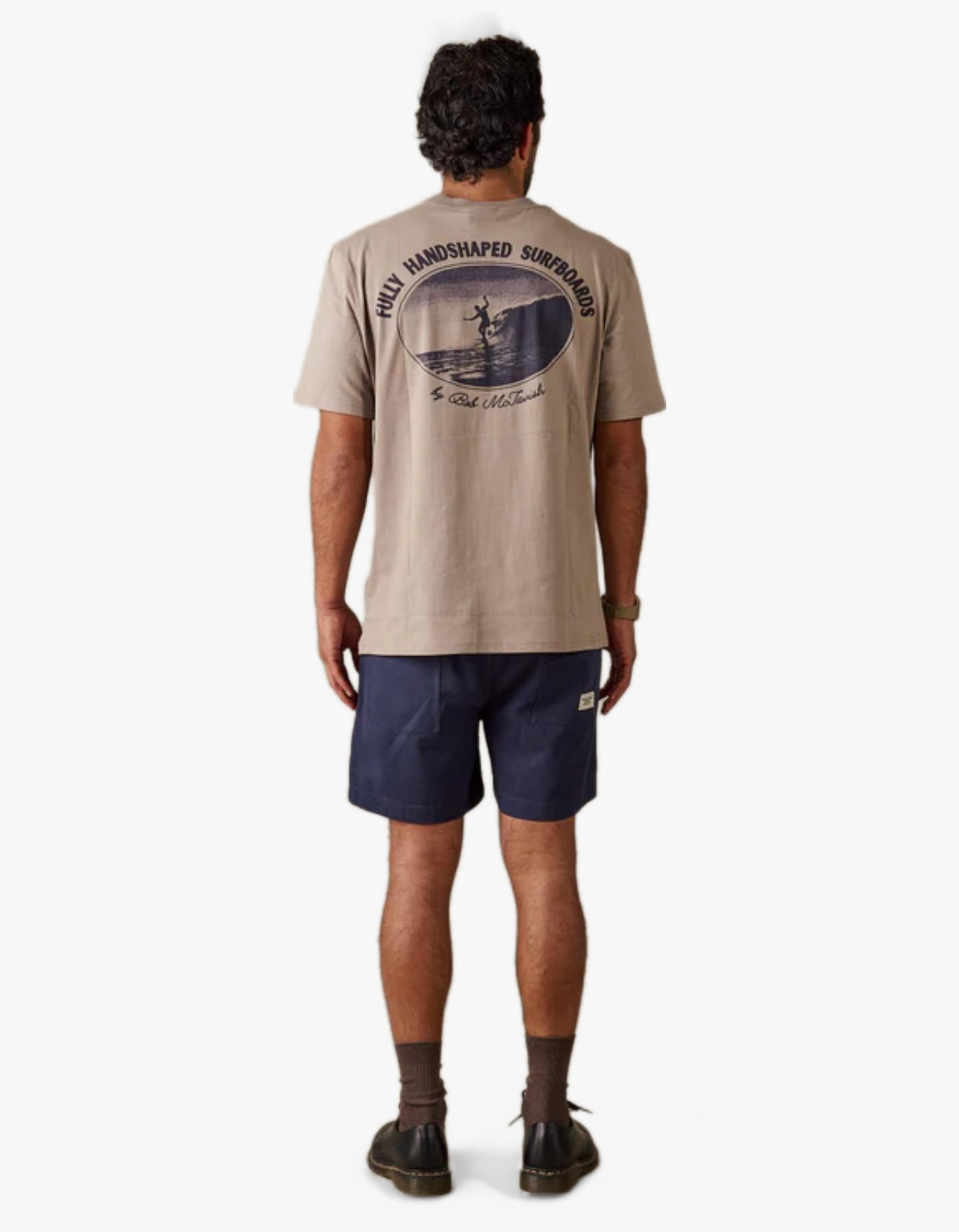 Fully Hand Shaped Tee - Grey