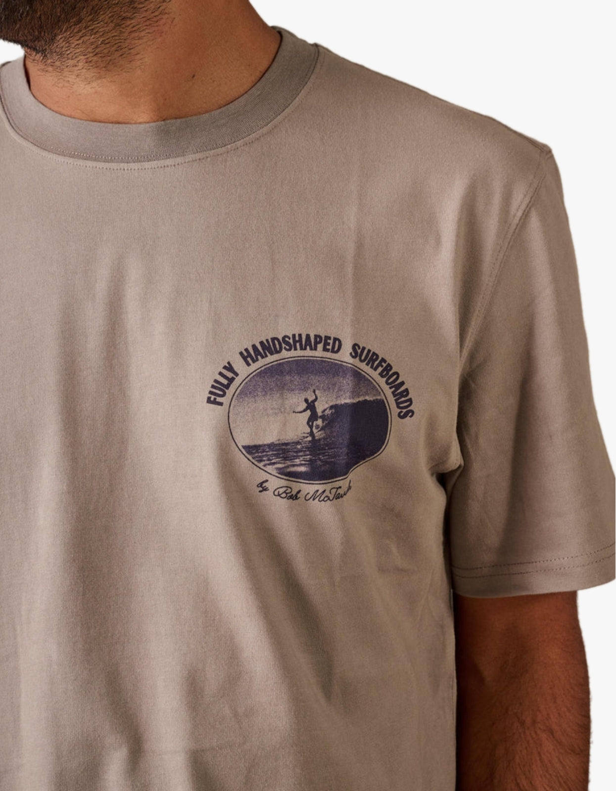 Fully Hand Shaped Tee - Grey