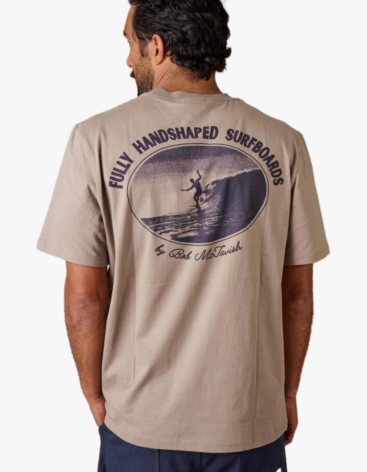Fully Hand Shaped Tee - Grey