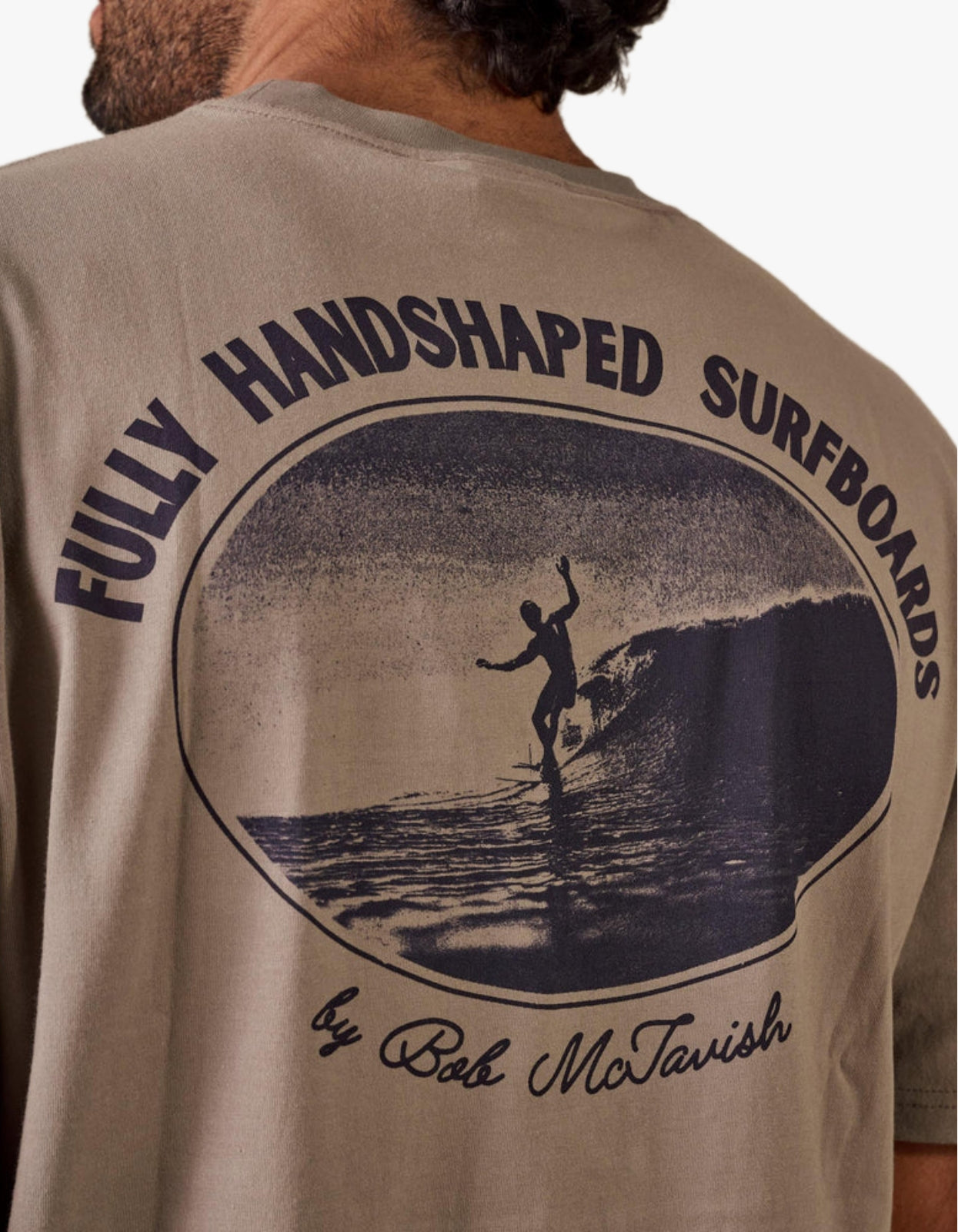 Fully Hand Shaped Tee - Grey
