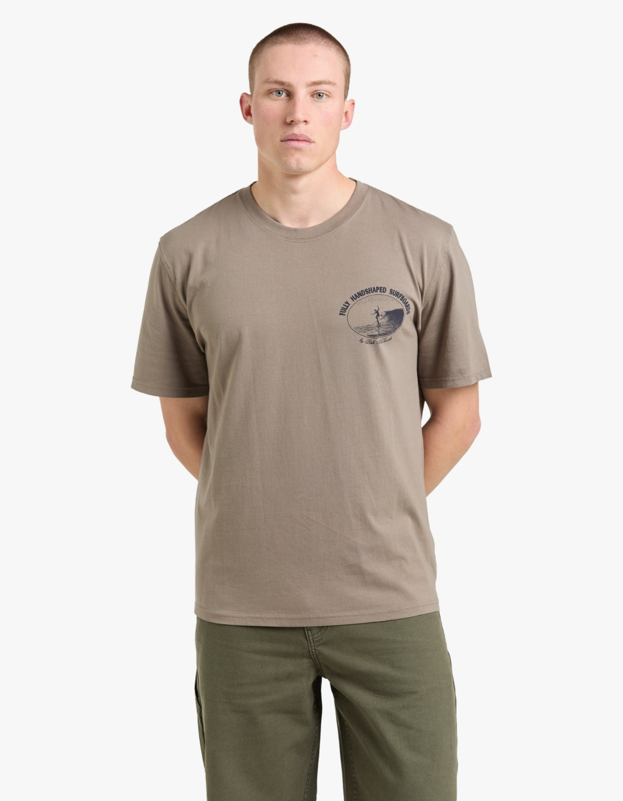Fully Hand Shaped Tee - Grey