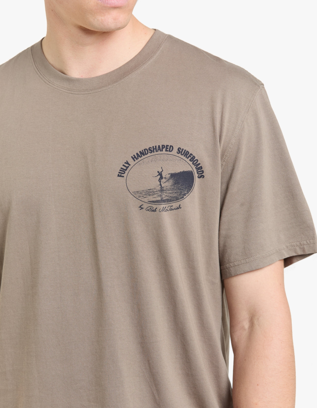 Fully Hand Shaped Tee - Grey
