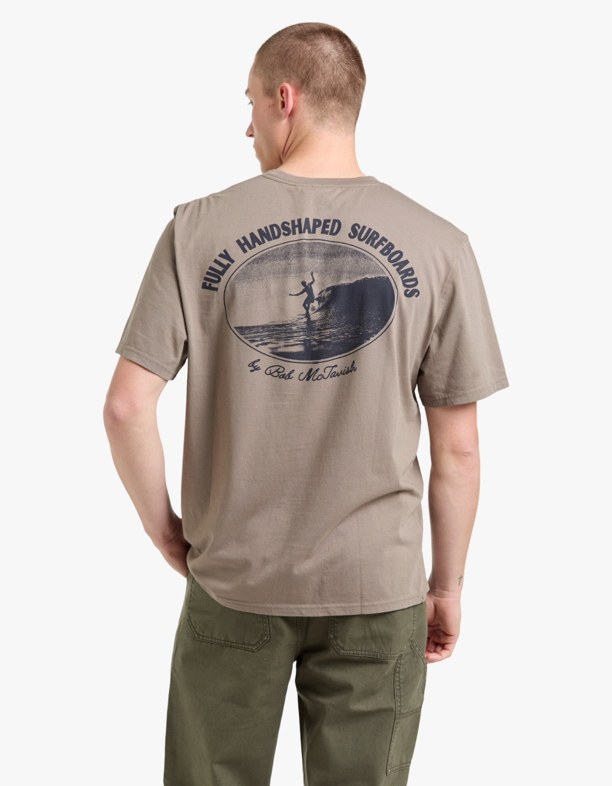 Fully Hand Shaped Tee - Grey