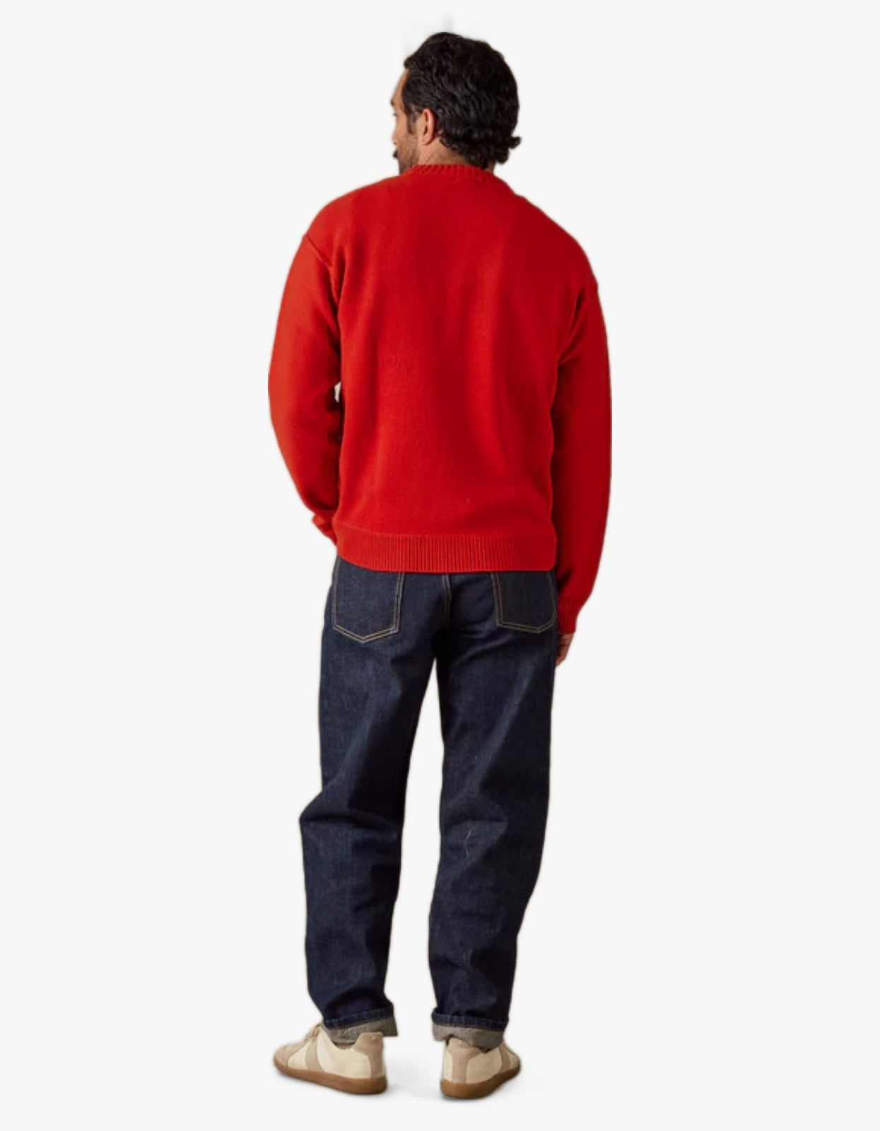 Reverse Seam Knit - Red
