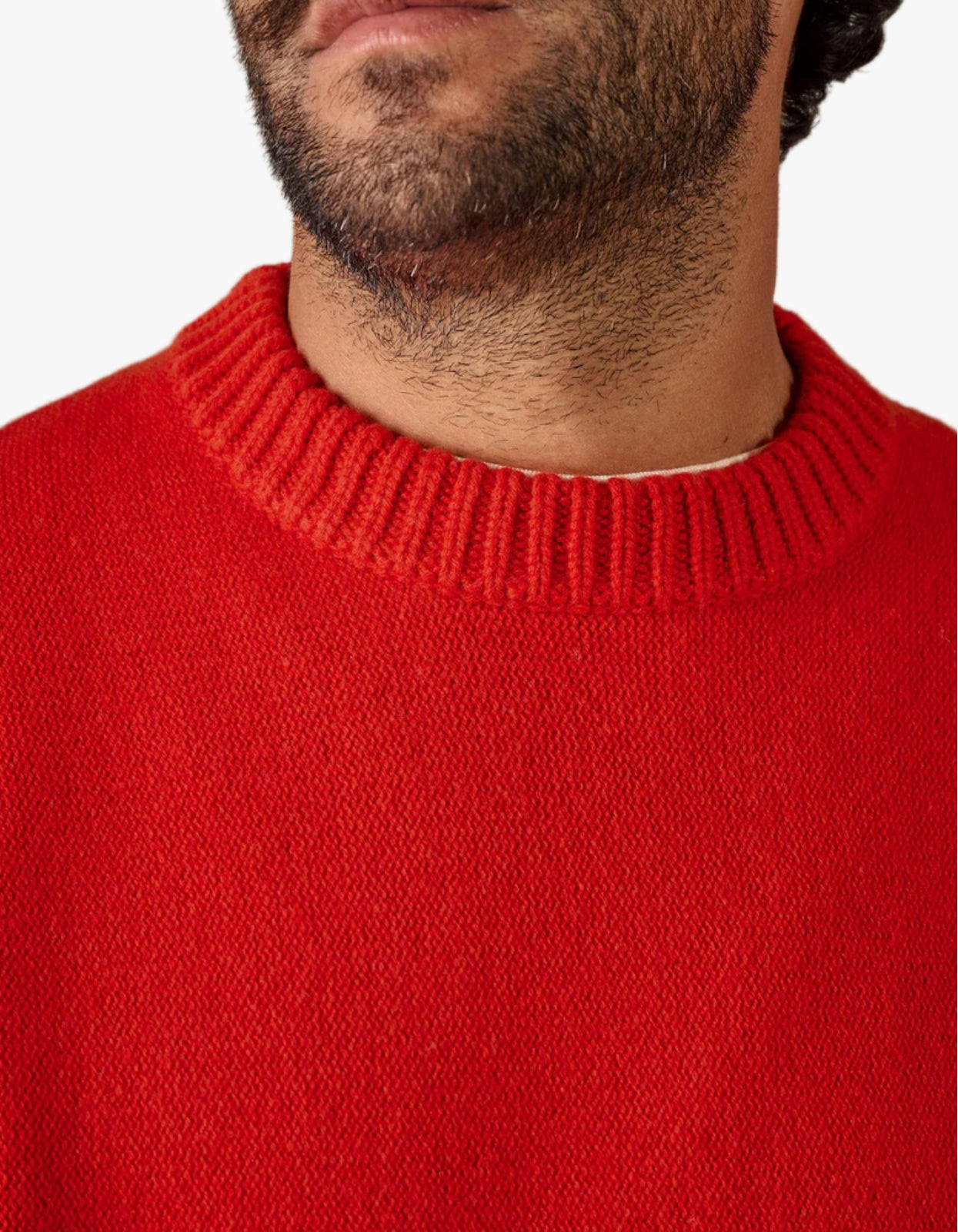 Reverse Seam Knit - Red
