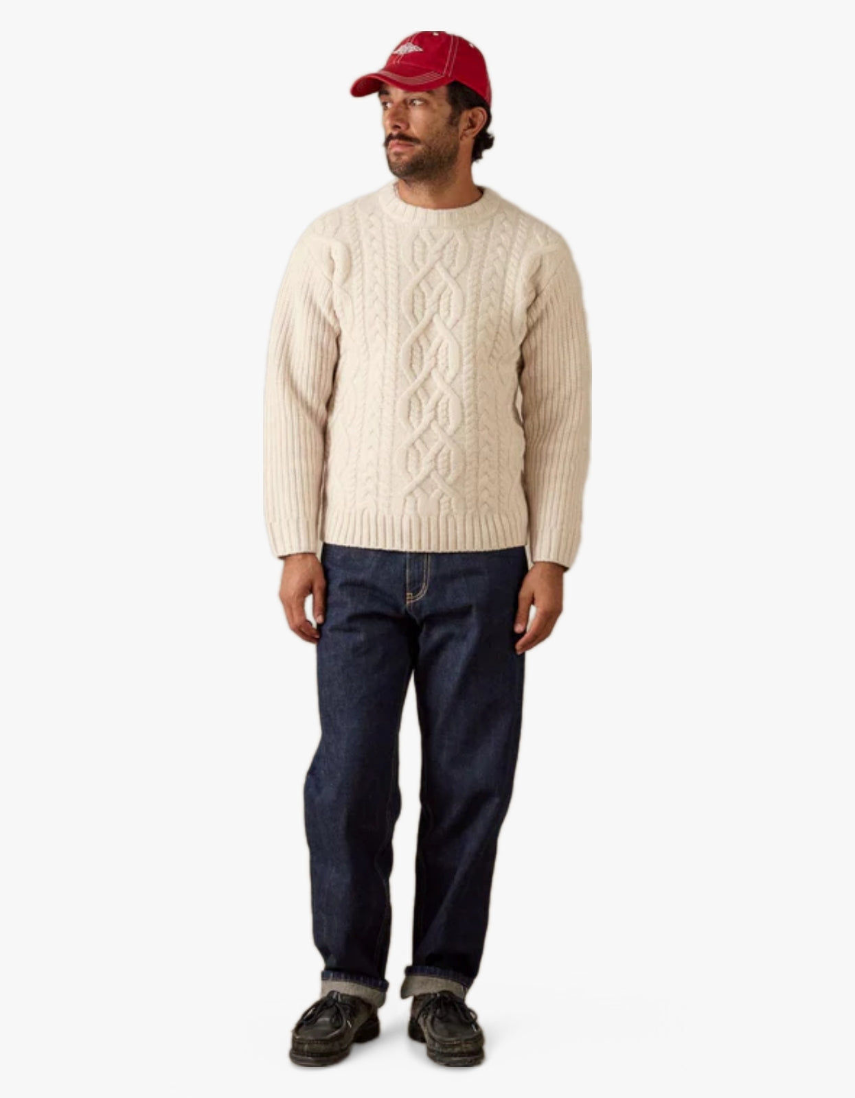 Celtic Merino Knit - Chalk