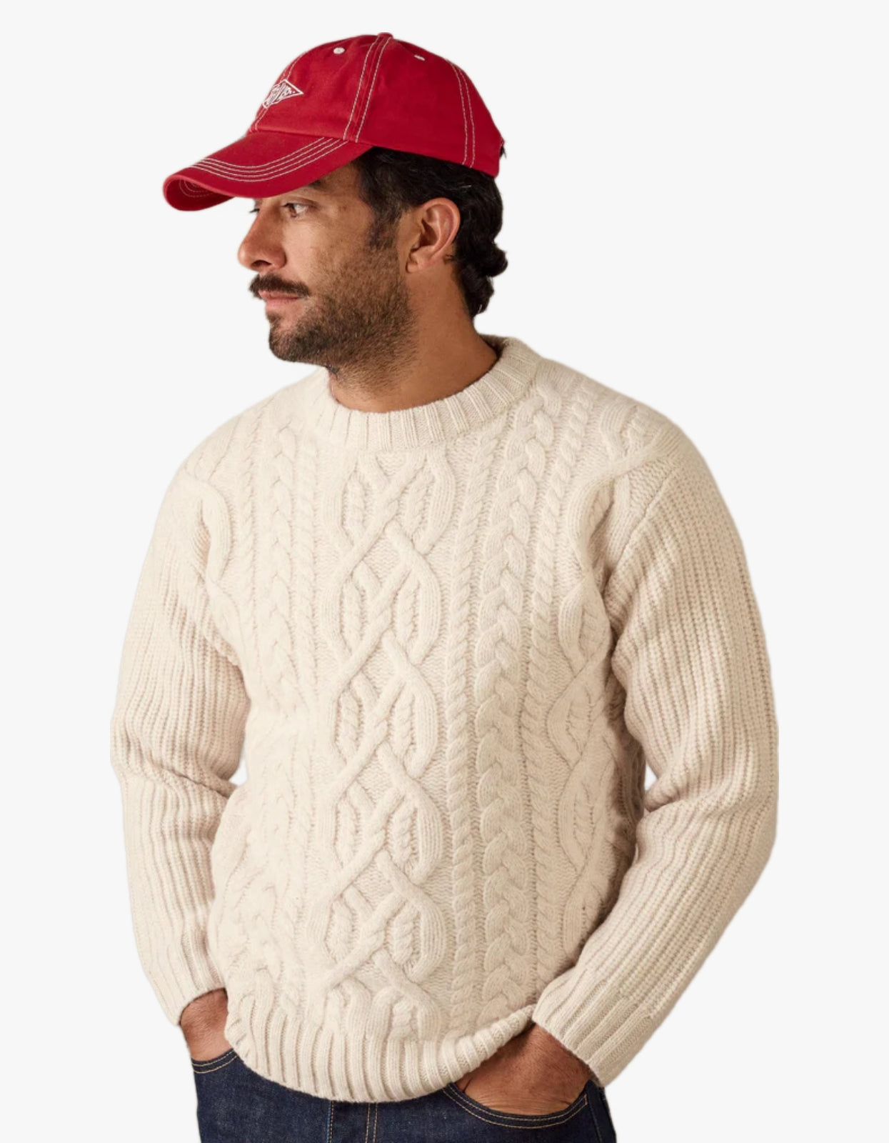 Celtic Merino Knit - Chalk