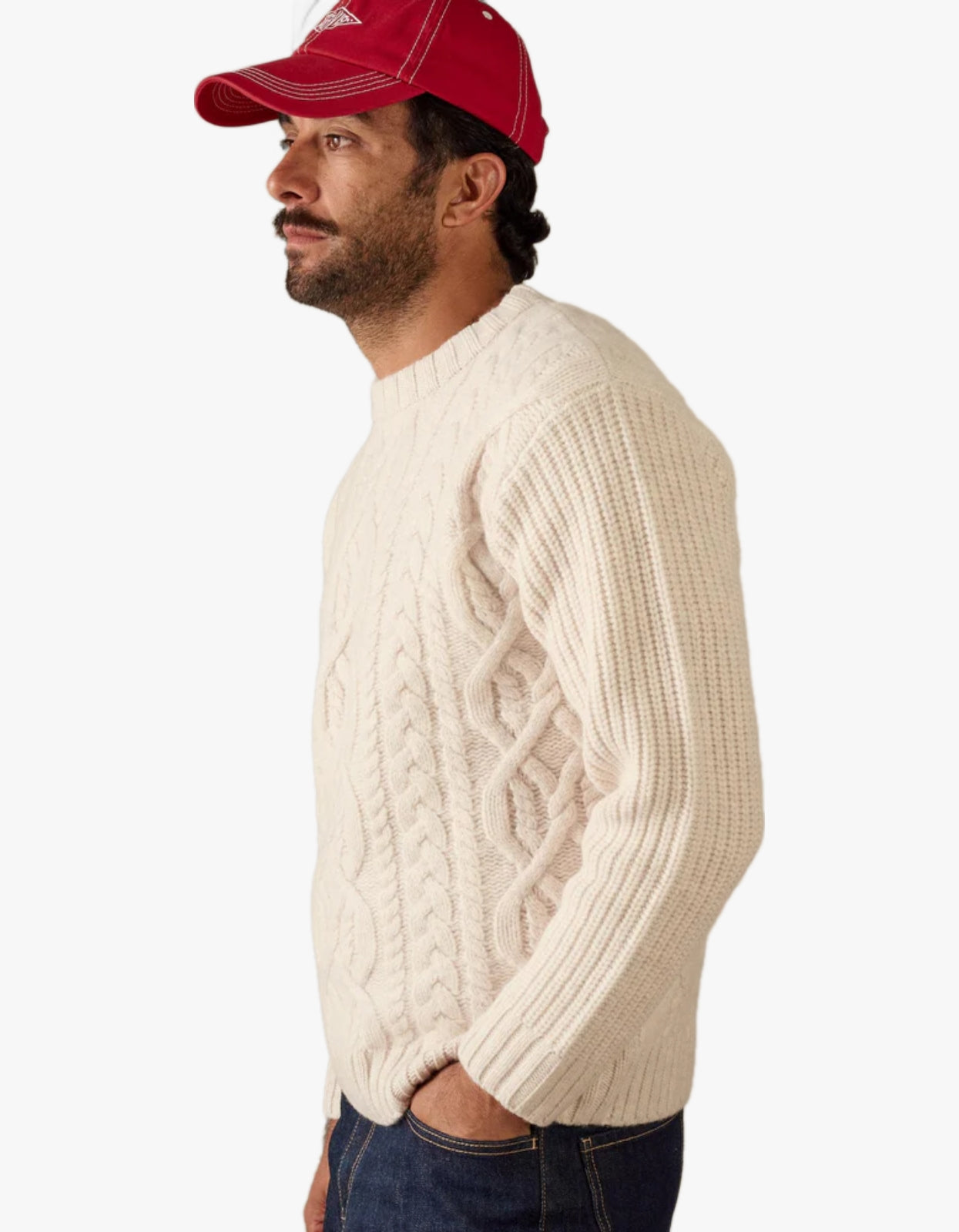 Celtic Merino Knit - Chalk