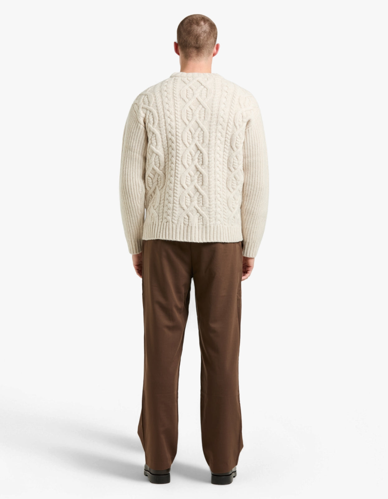 Celtic Merino Knit - Chalk