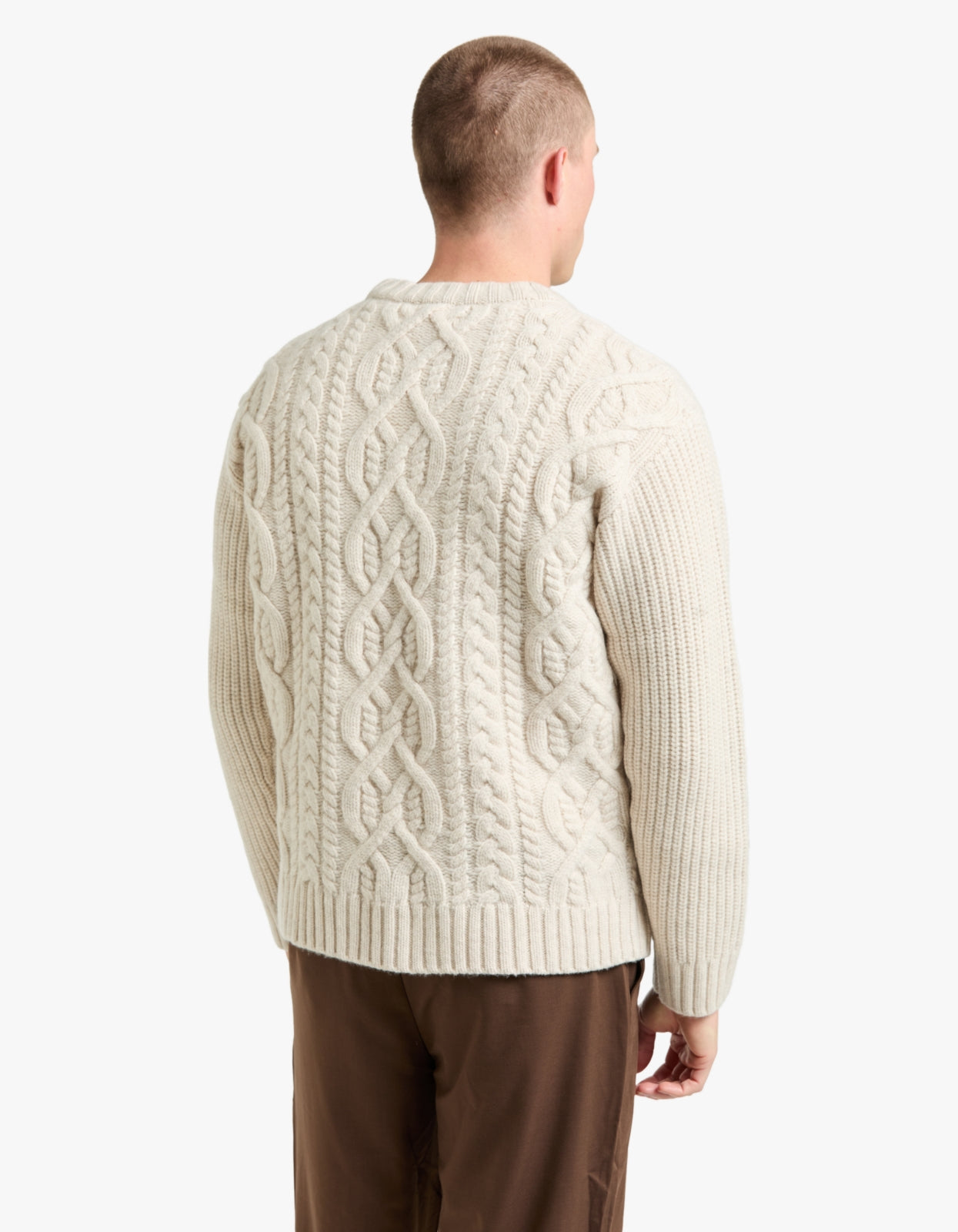 Celtic Merino Knit - Chalk