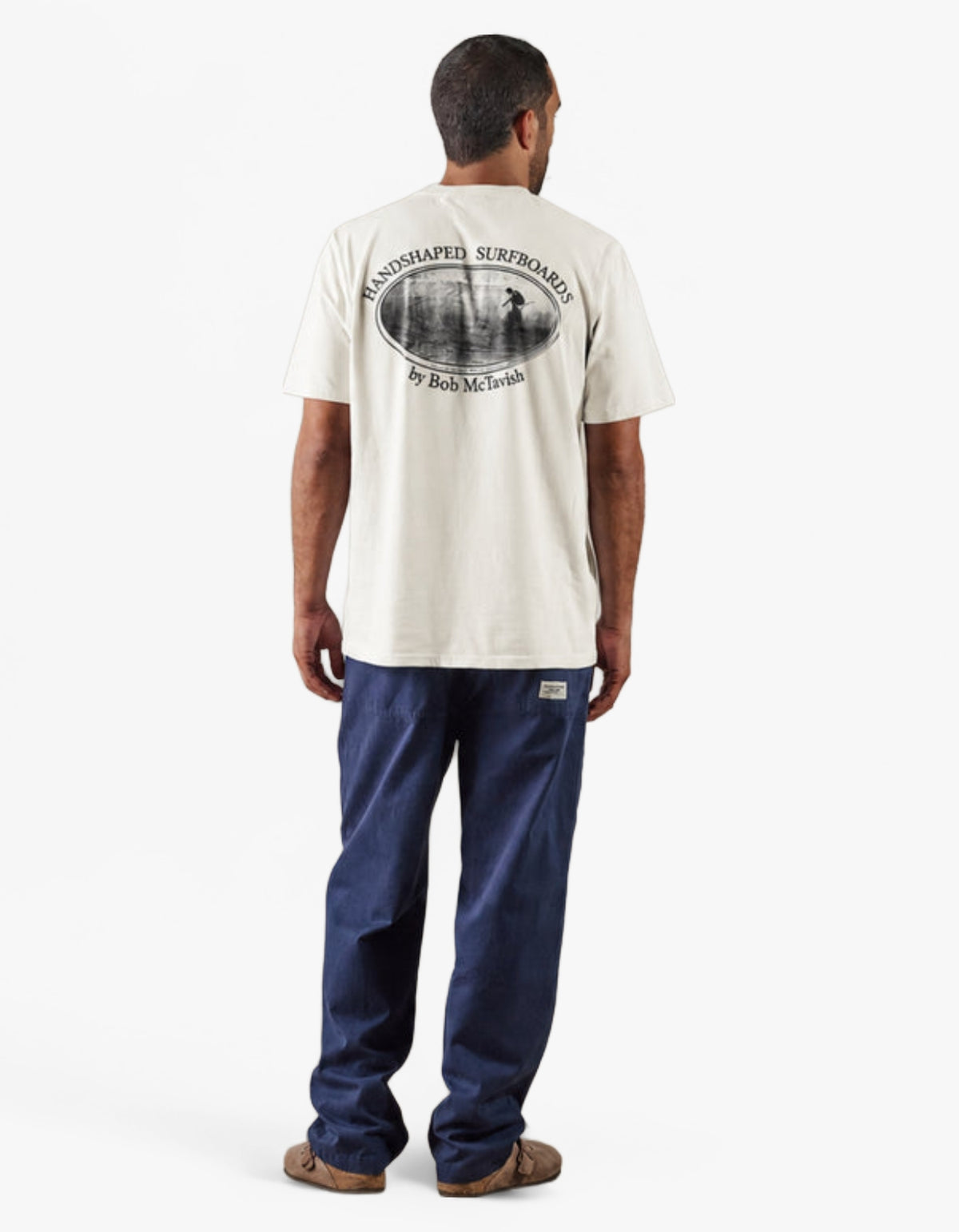 Hand Shaped Tee - Chalk