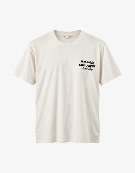 Byron Bay Tee - Chalk