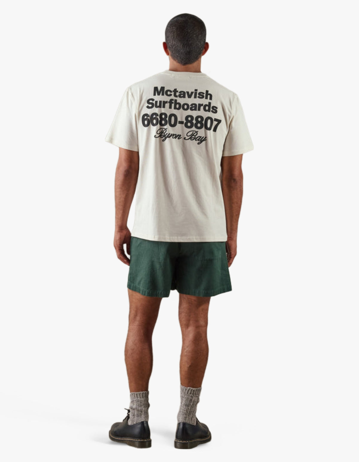 Byron Bay Tee - Chalk