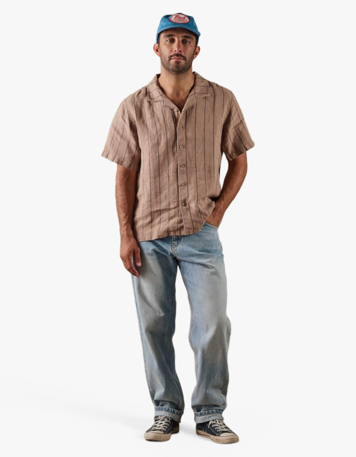 Holiday Collar Shirt - Brown Multi