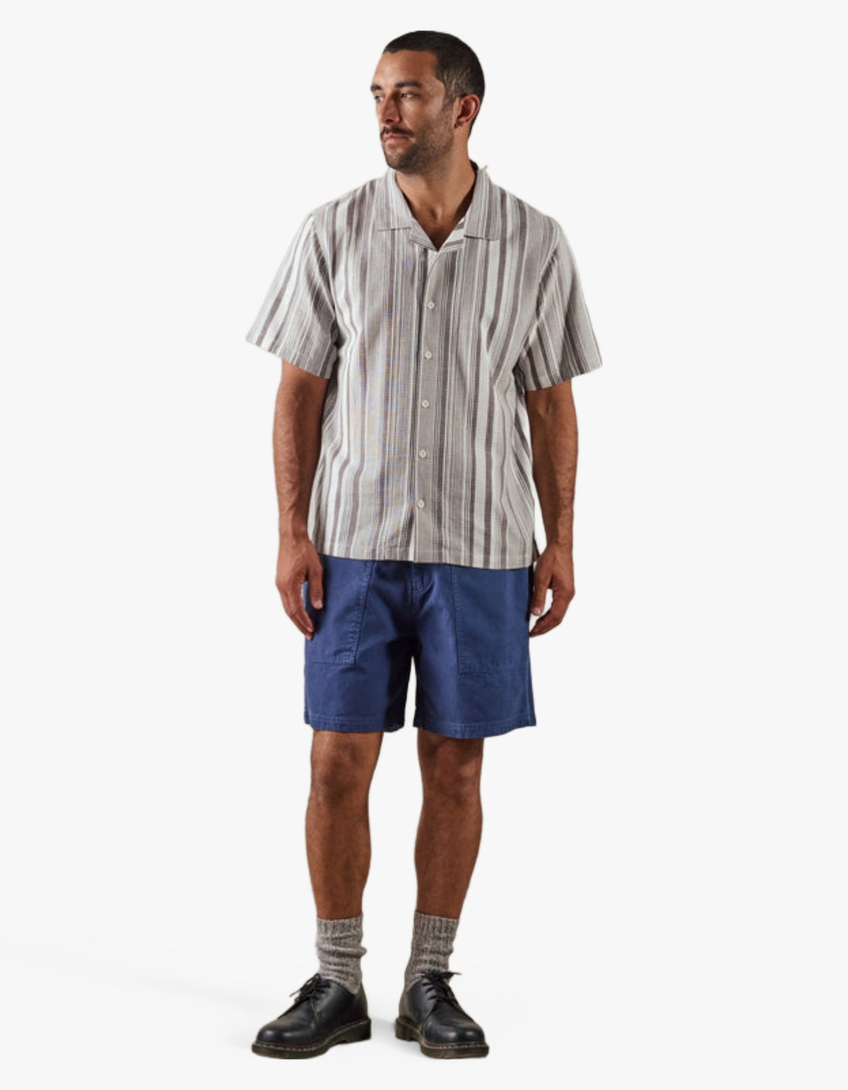 Holiday Collar Shirt - White Multi