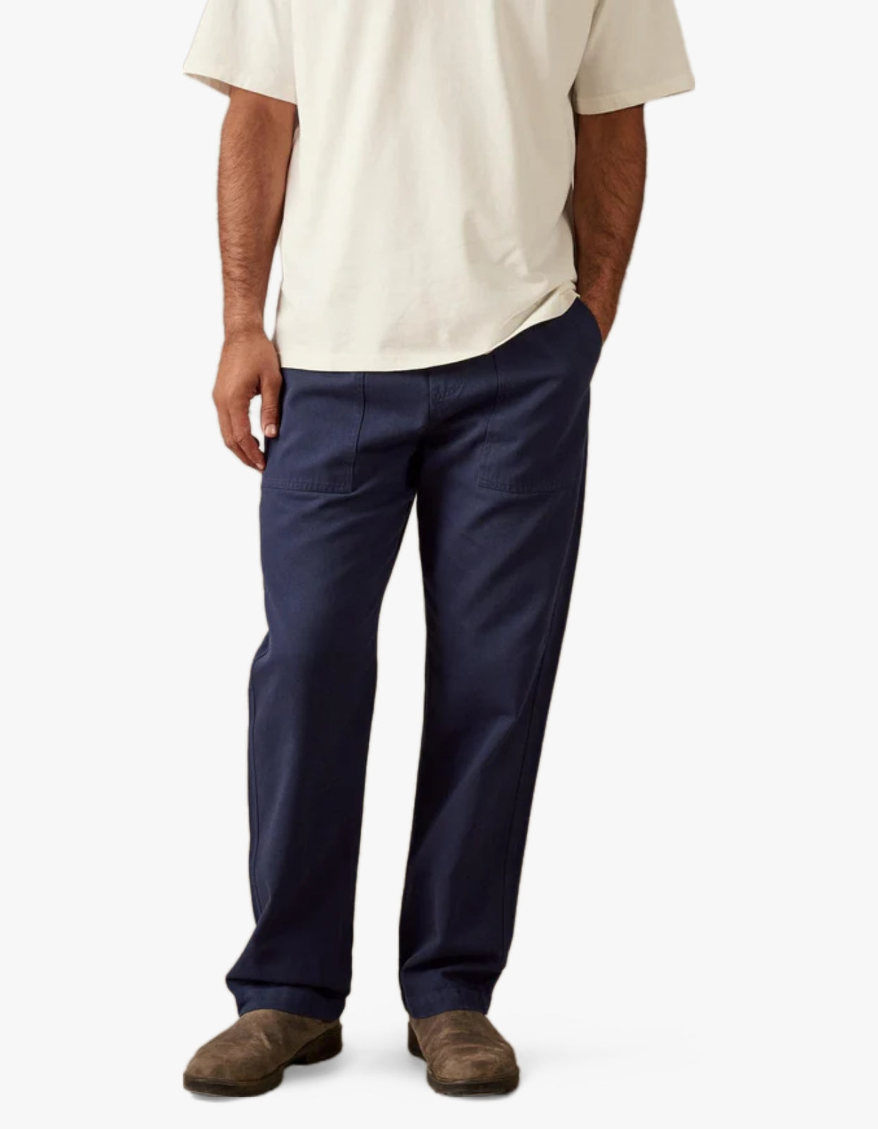 Twill Pants - Dark Blue