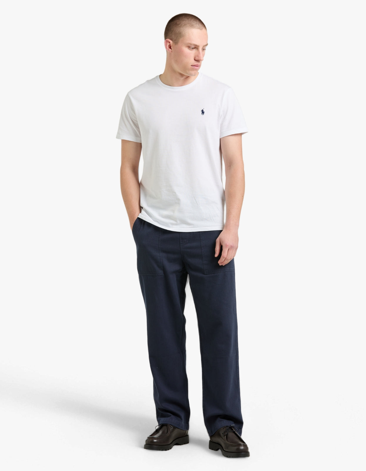 Twill Pants - Dark Blue