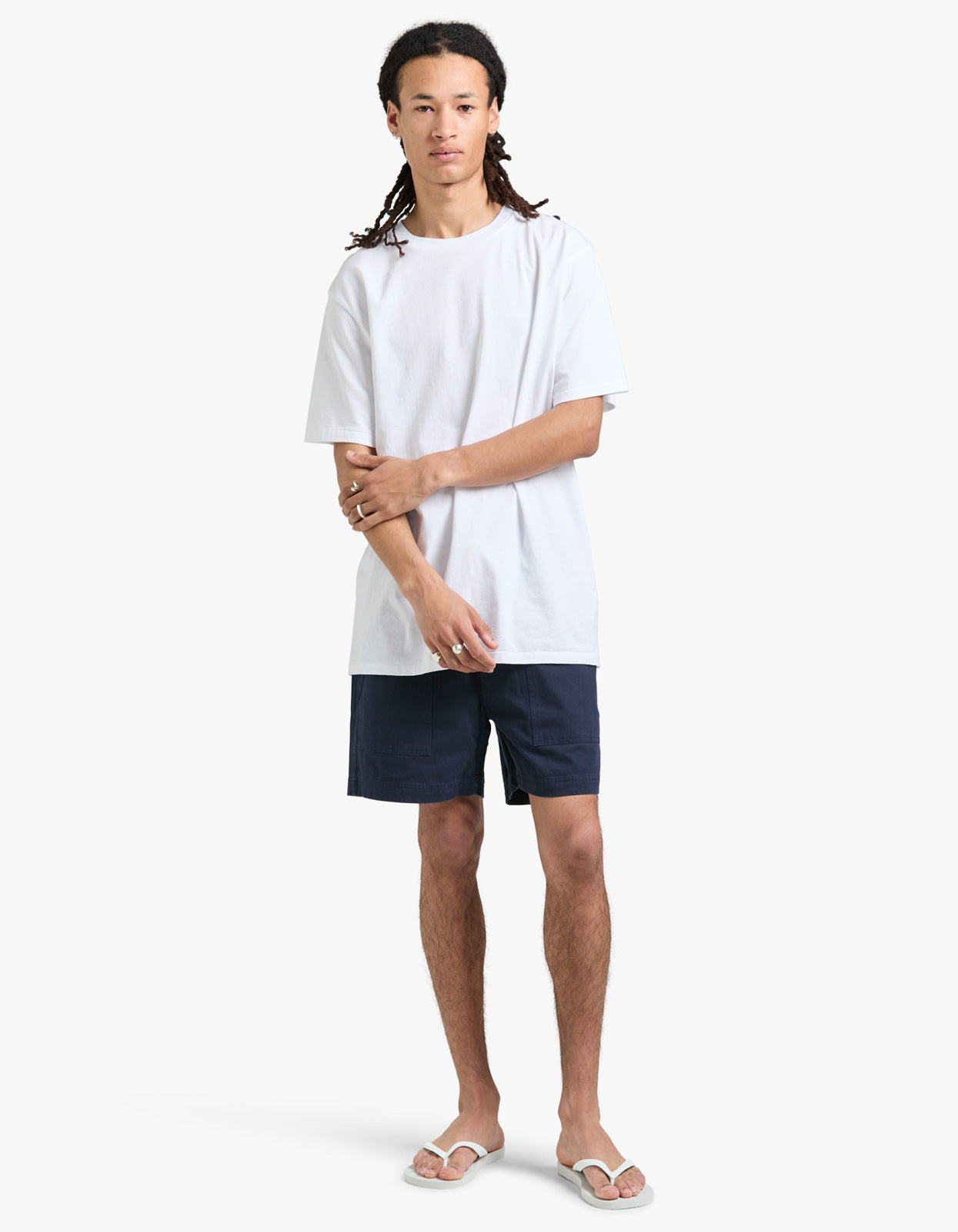 Twill Shorts - Dark Blue