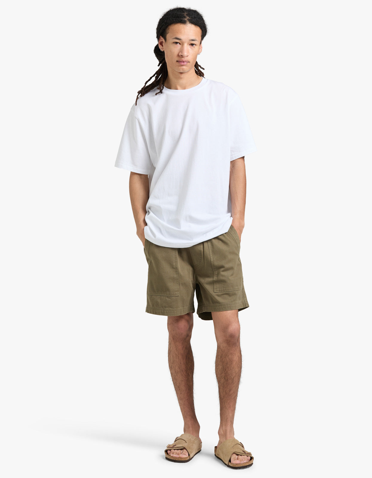 McTavish X Superette Twill Shorts - Green