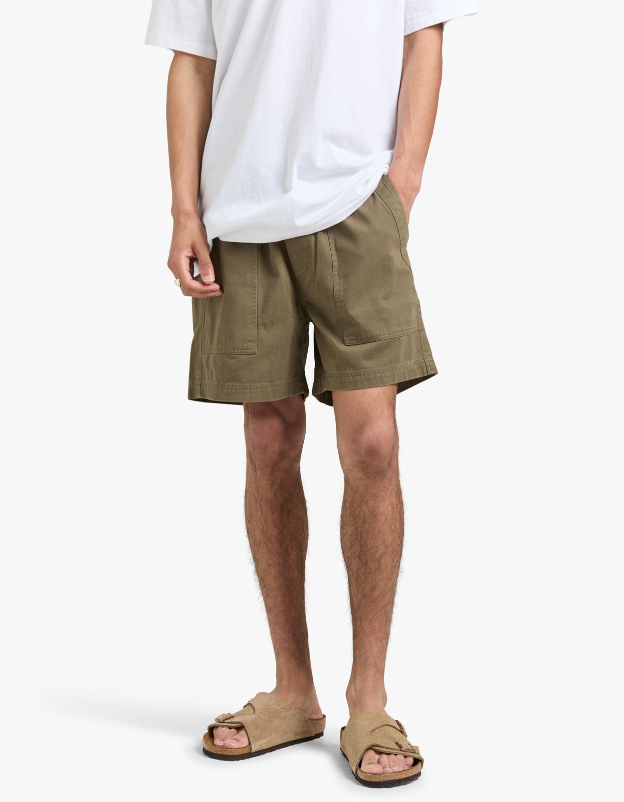 McTavish X Superette Twill Shorts - Green