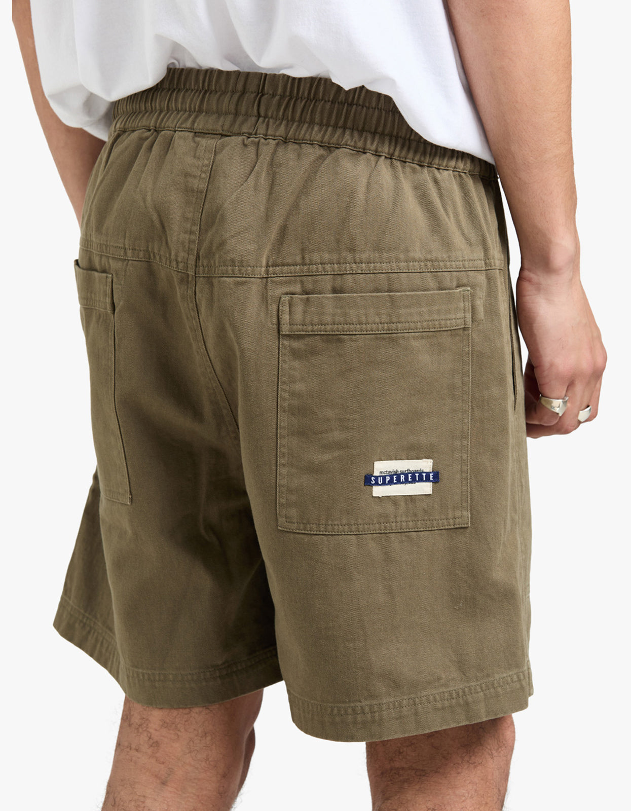 McTavish X Superette Twill Shorts - Green