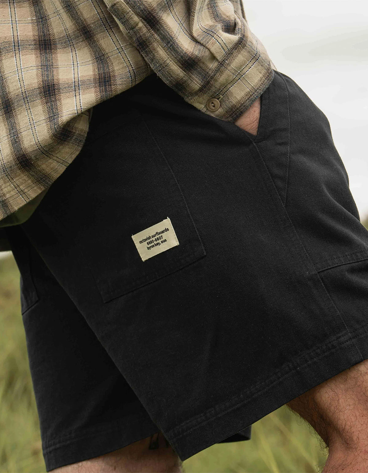 Twill Shorts - Black