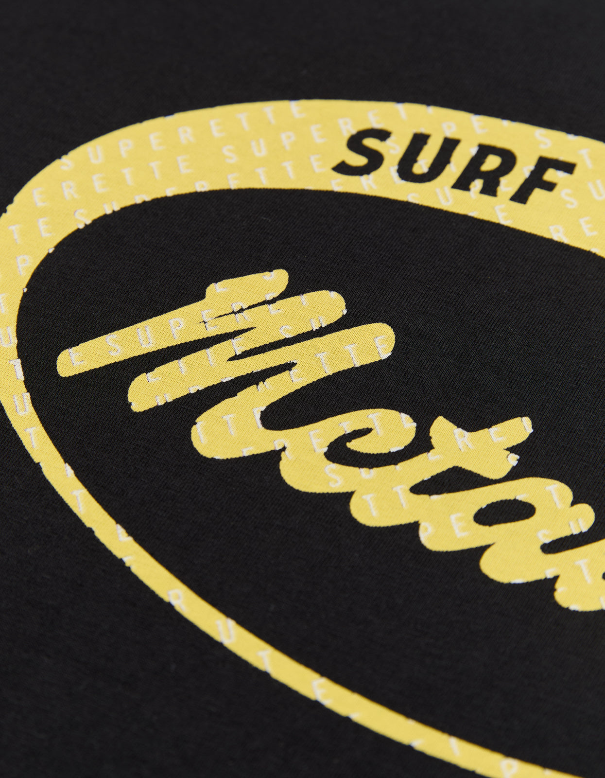 McTavish X Superette Surfboards By McTavish Tee - Black