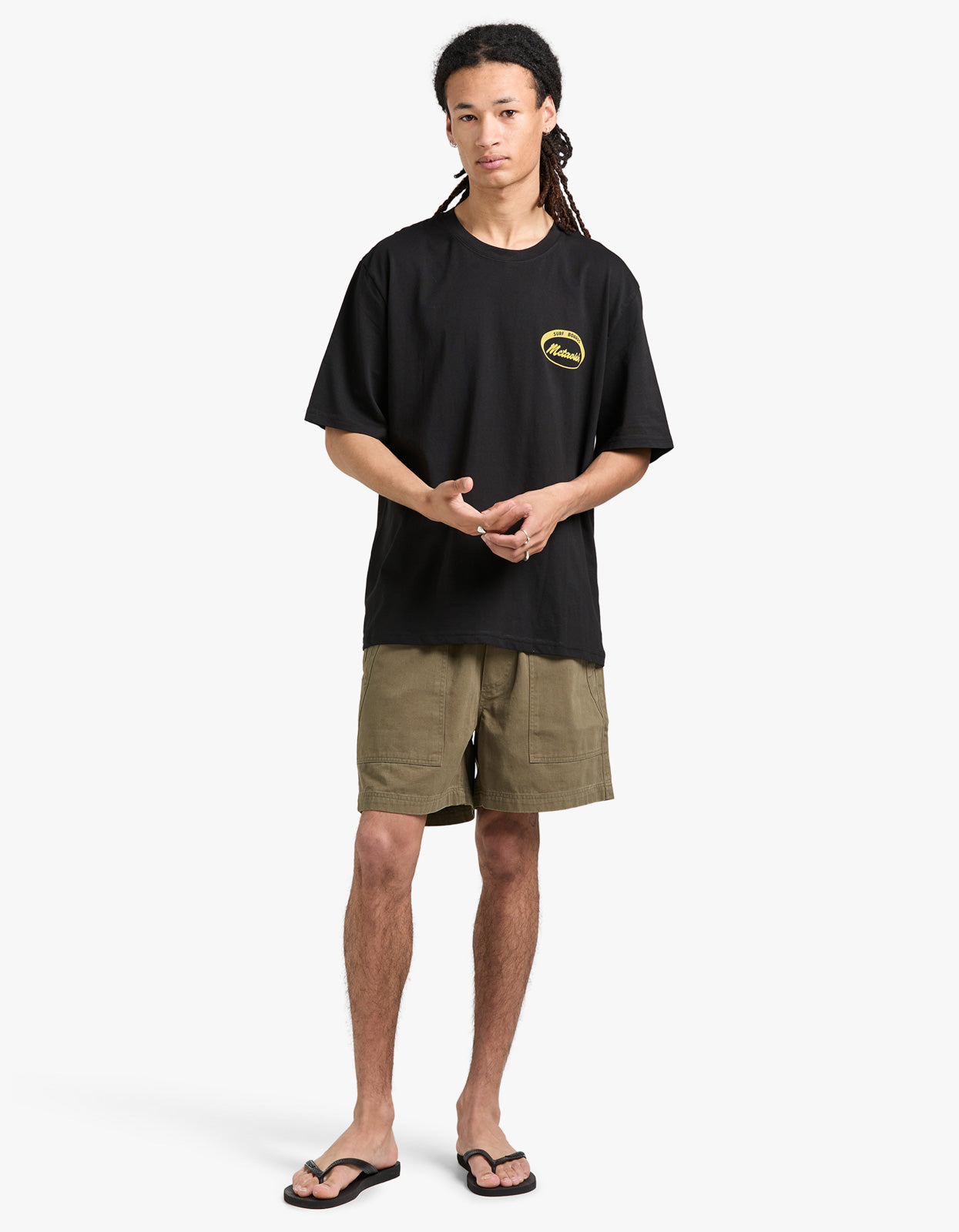 McTavish X Superette Surfboards By McTavish Tee - Black