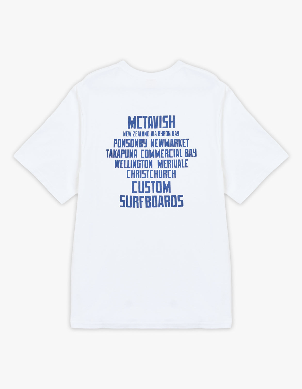 McTavish X Superette Shops Tee - White