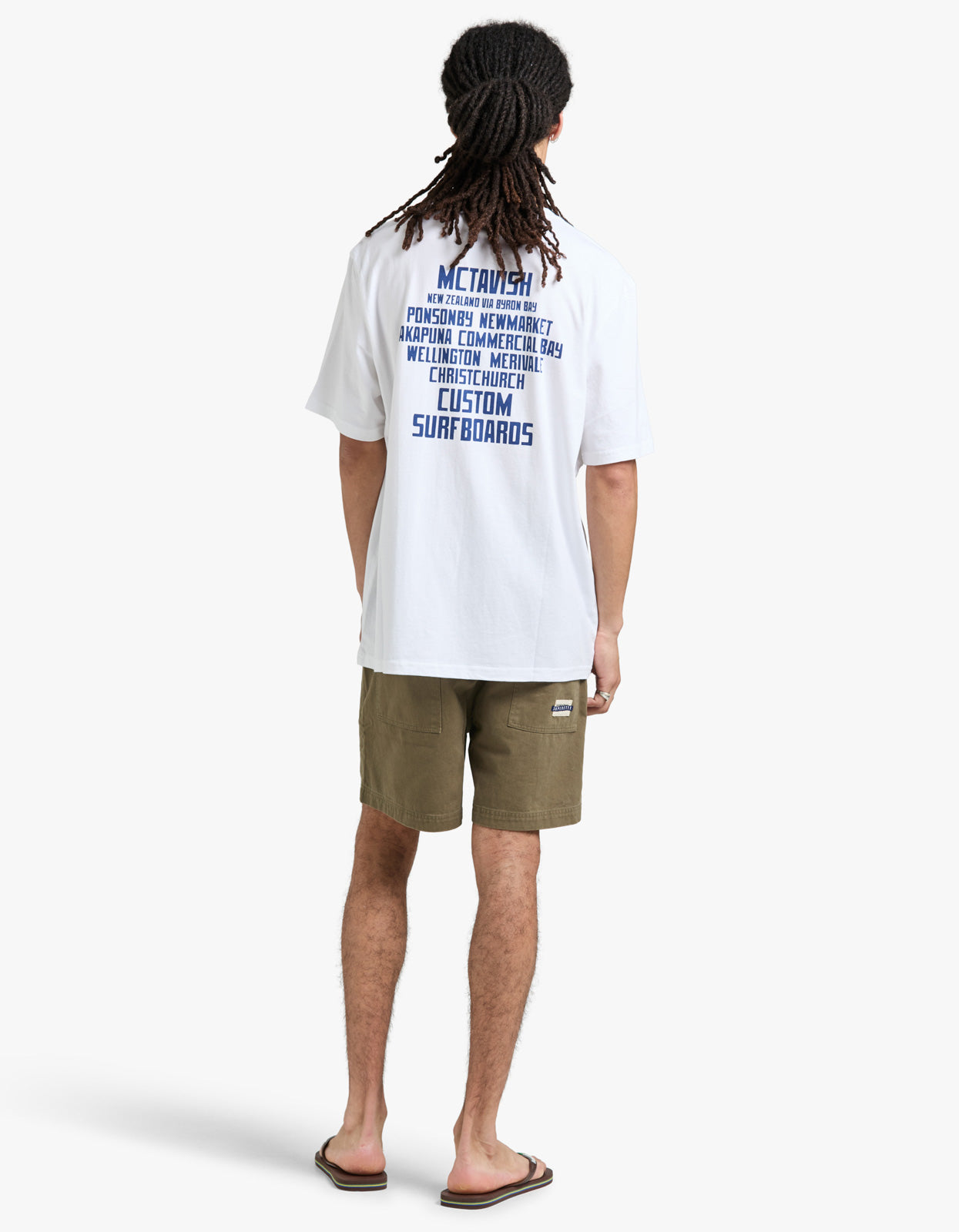 McTavish X Superette Shops Tee - White