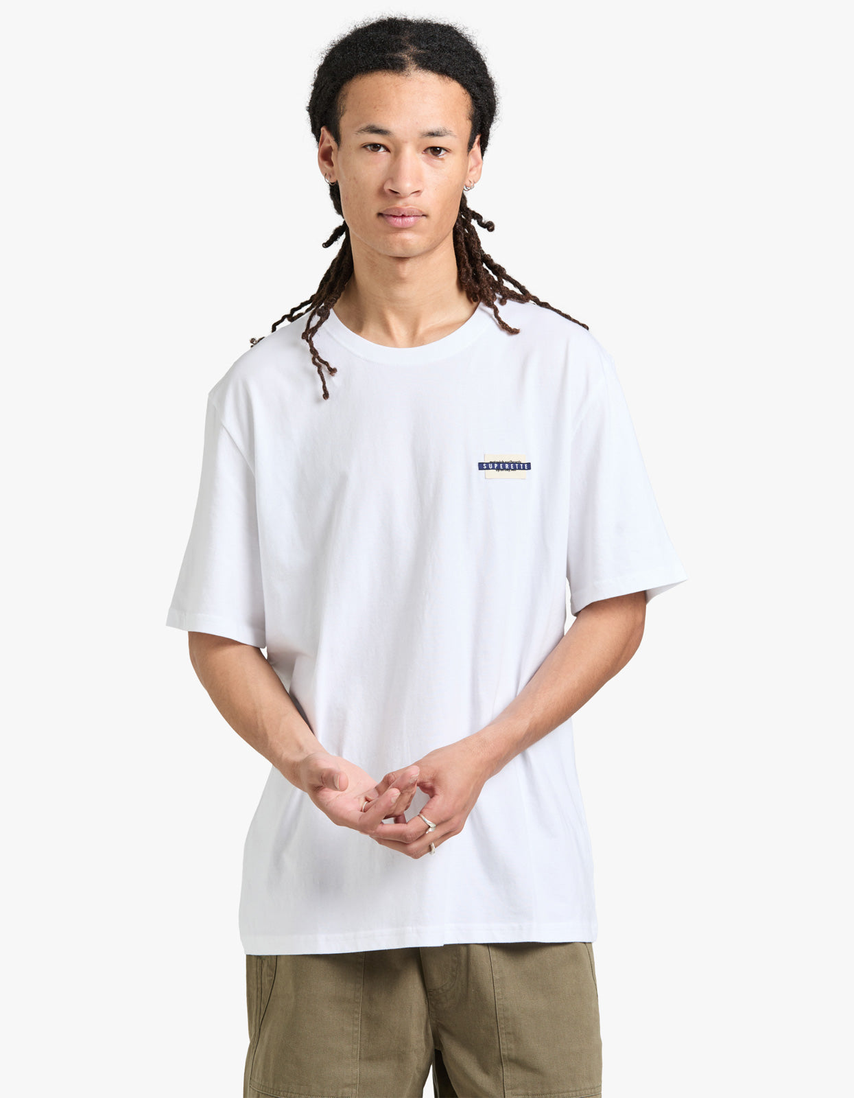 McTavish X Superette Shops Tee - White