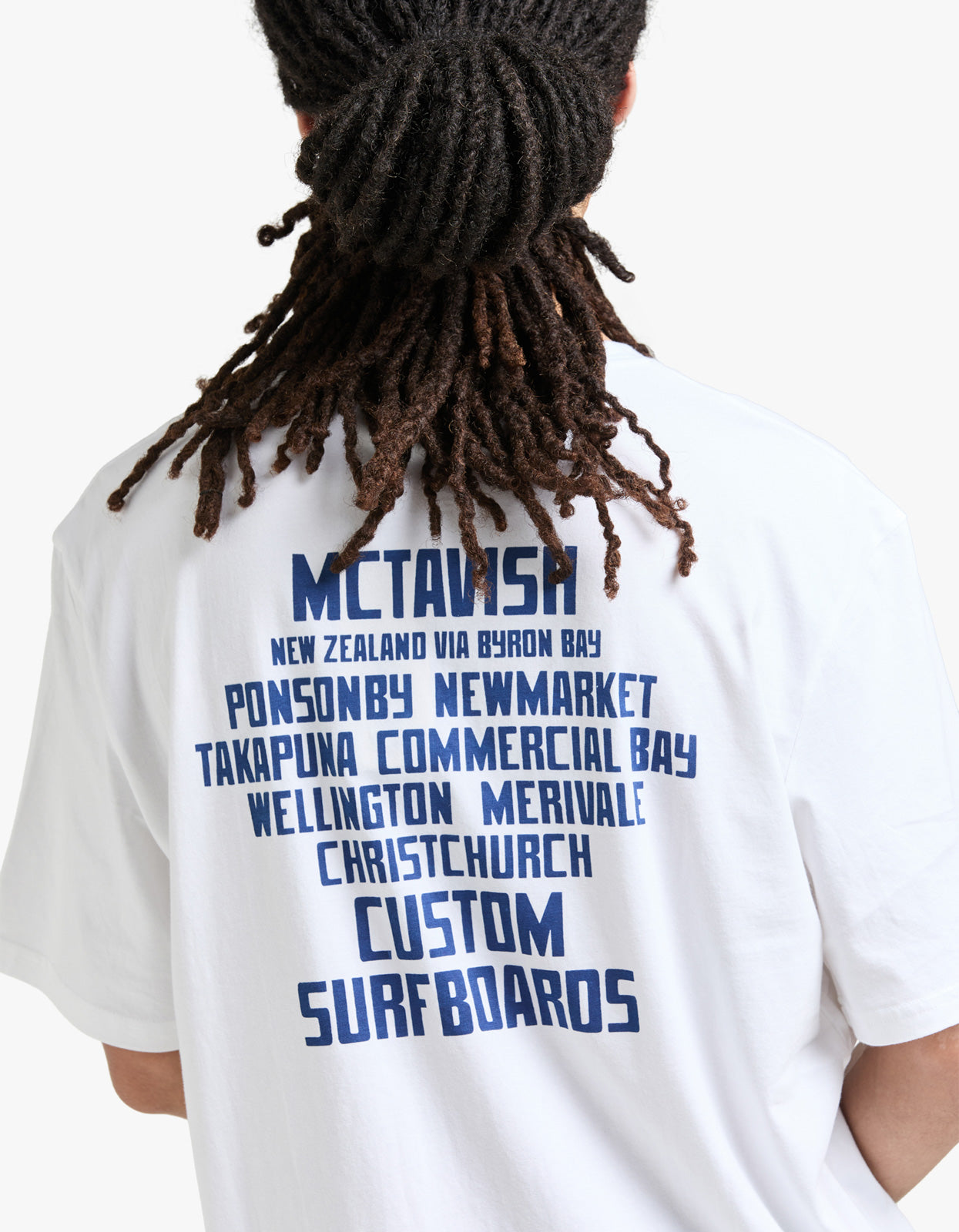 McTavish X Superette Shops Tee - White