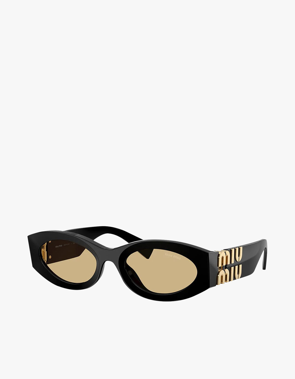 MU 11WS Sunglasses - Black / Yellow