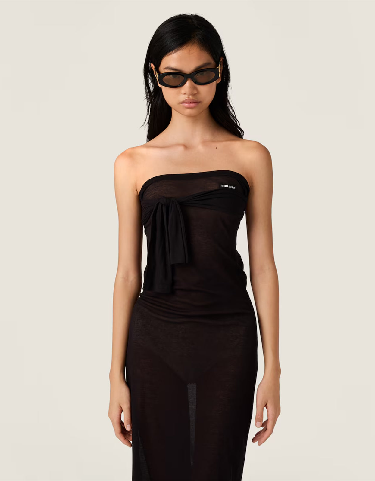 MU 11WS Sunglasses - Black / Yellow