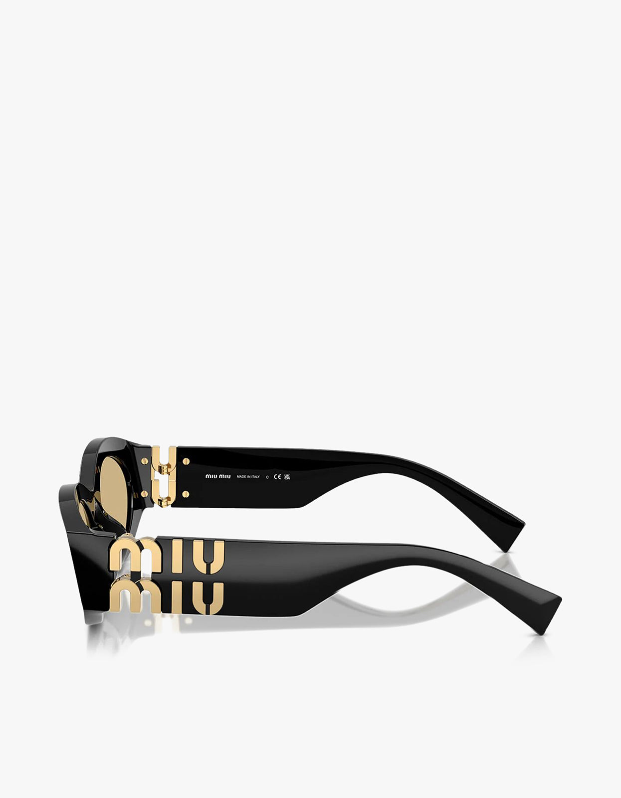 MU 11WS Sunglasses - Black / Yellow