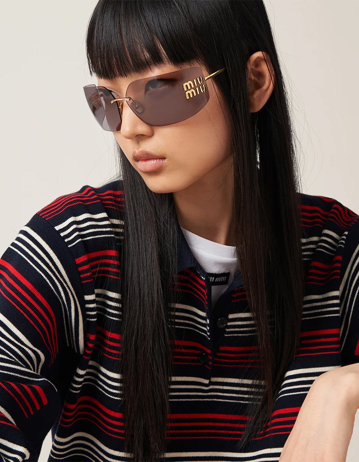 MU 54YS Sunglasses - Gold