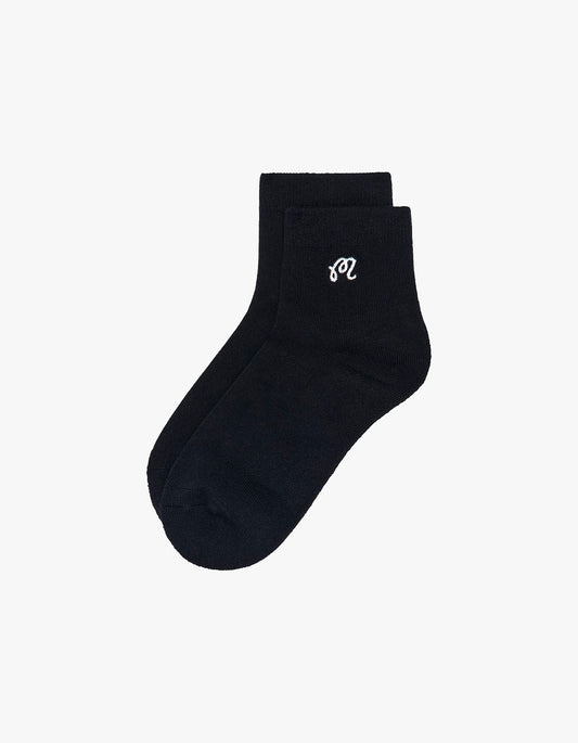 Capri Ankle Sock - Black