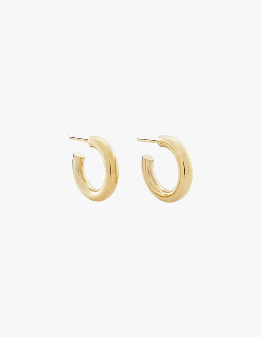 Little Chubbies Hoops - Gold Vermeil