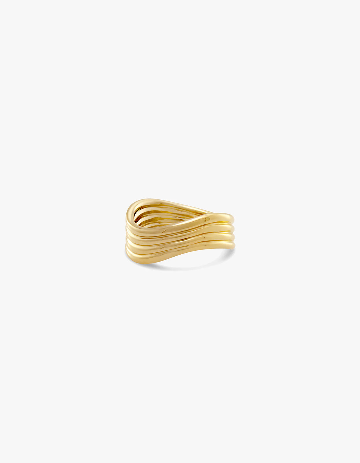 Nymph Wave Ring - Gold Vermeil