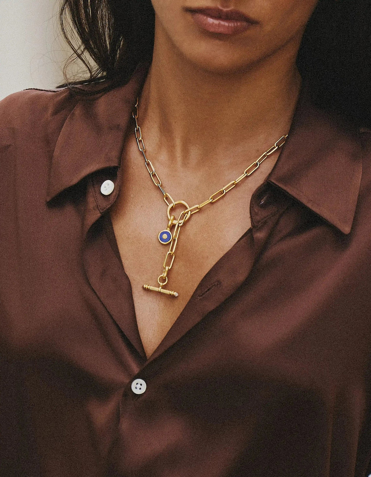 Harris Reed Interlinked Chain Necklace - Gold