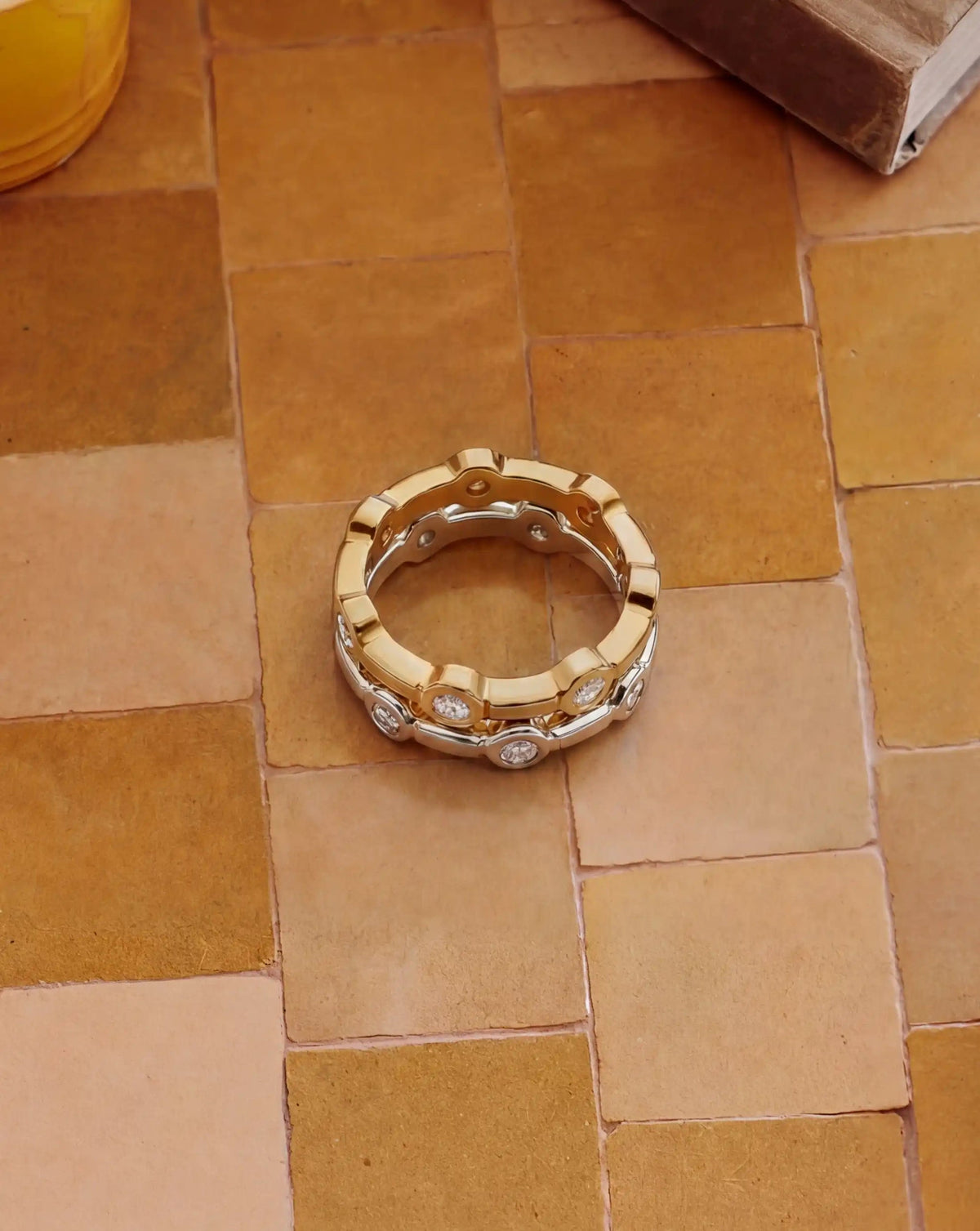 Lucy Williams Stackable Tennis Ring - Gold