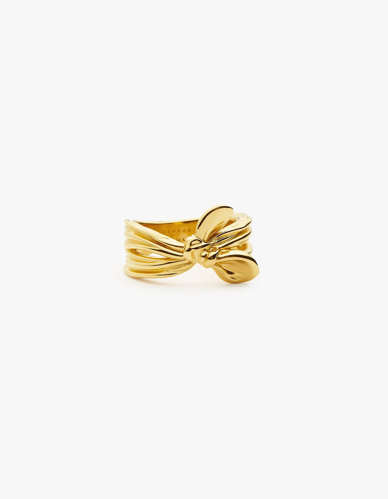 Mark Gong Bow Statement Ring - Gold