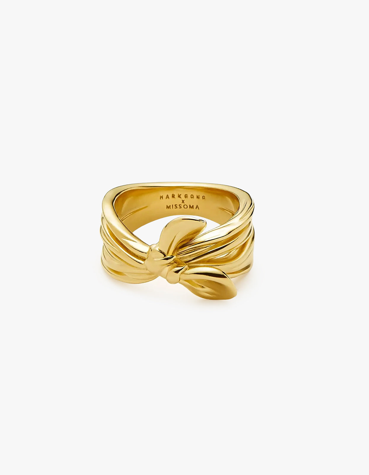Mark Gong Bow Statement Ring - Gold