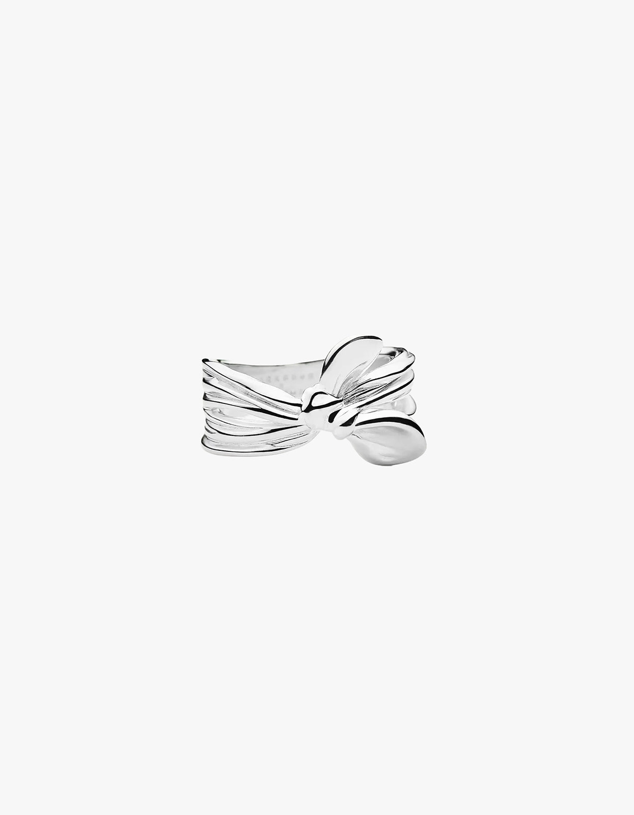 Mark Gong Bow Statement Ring - Silver