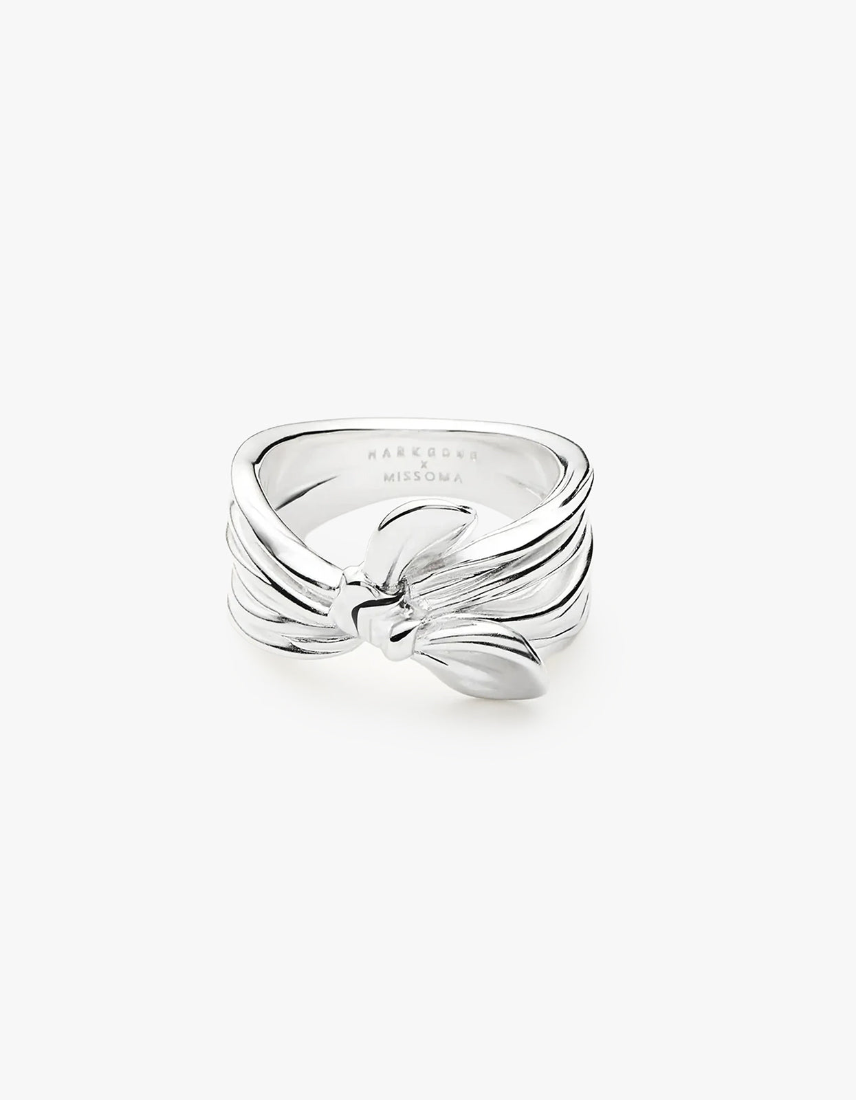 Mark Gong Bow Statement Ring - Silver